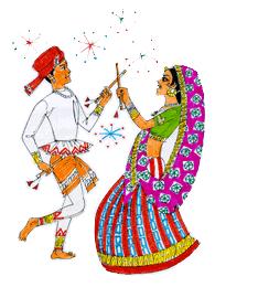 The Dandiya Dance